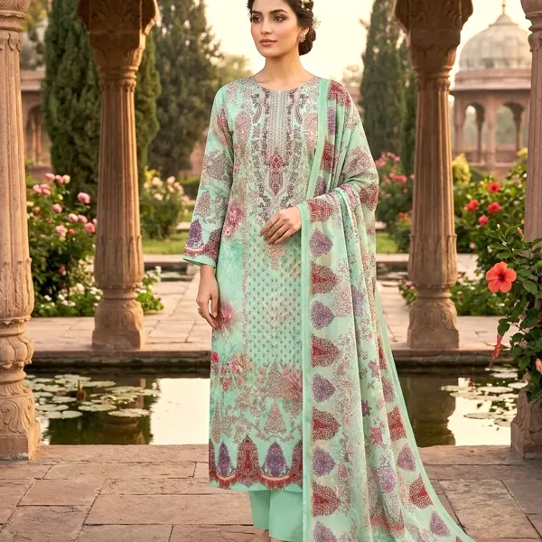 IBadat Digital Printed Dress Material New Collection