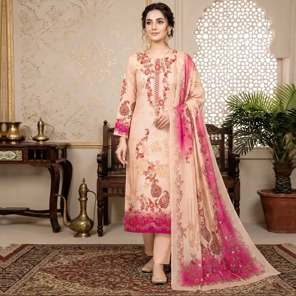 Cotton Barish Digital Printed Dress Material