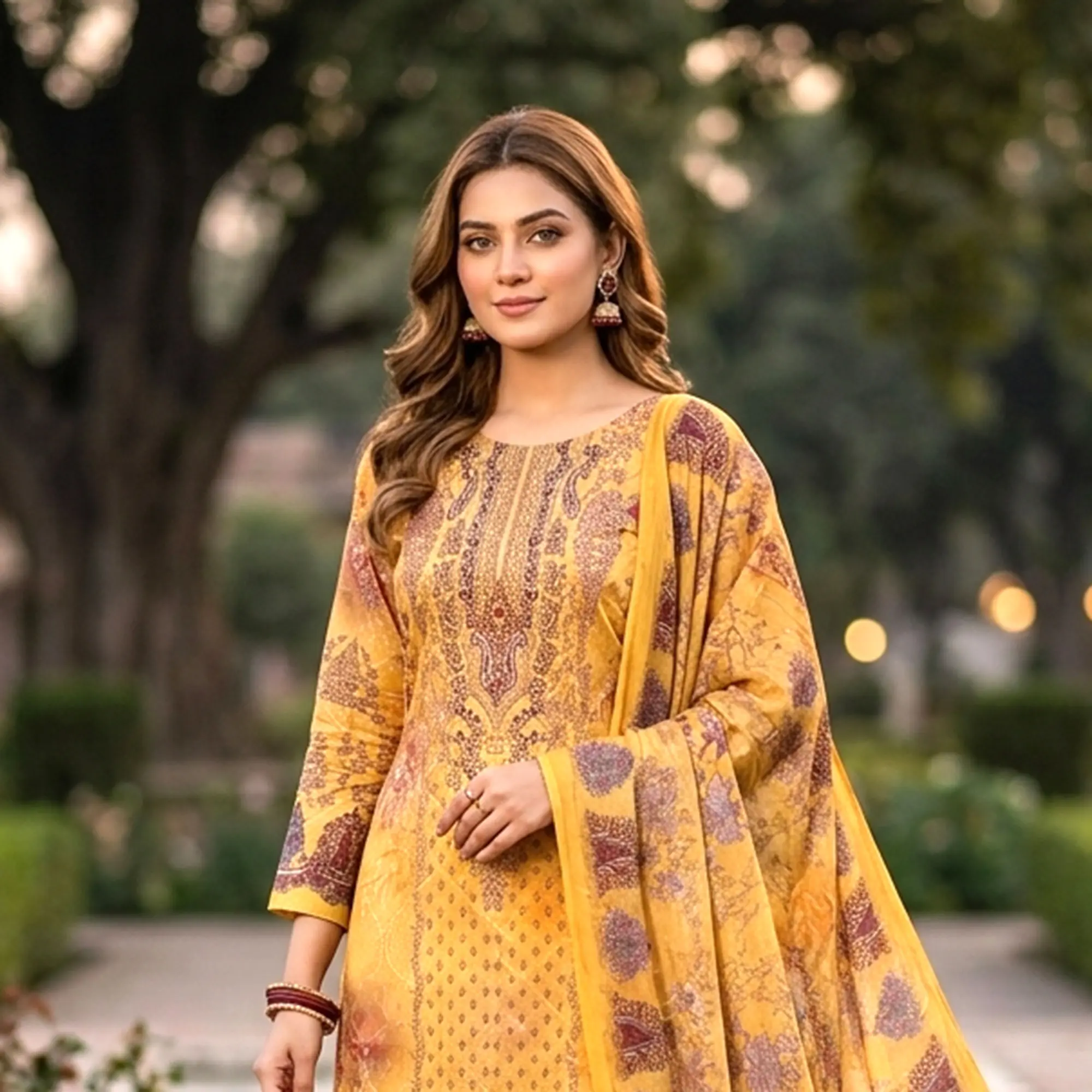 IBadat Digital Printed Dress Material New Collection