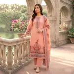 Cotton Barish Ari Sequene Digital Printed Dress Material