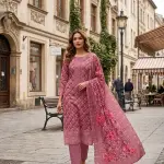 Marshaal Digital Print With Heavy Embroidery