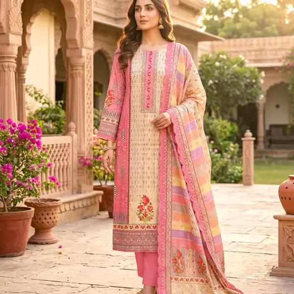 Classic Cotton Barish Digital Printed Salwar Kameez