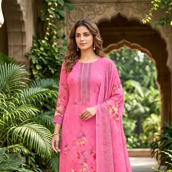 Glossy mannat amazing cotton unstitch salwar kameez