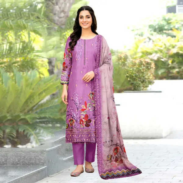 Fancy Work Salwar Kameez Boutique Digital Print